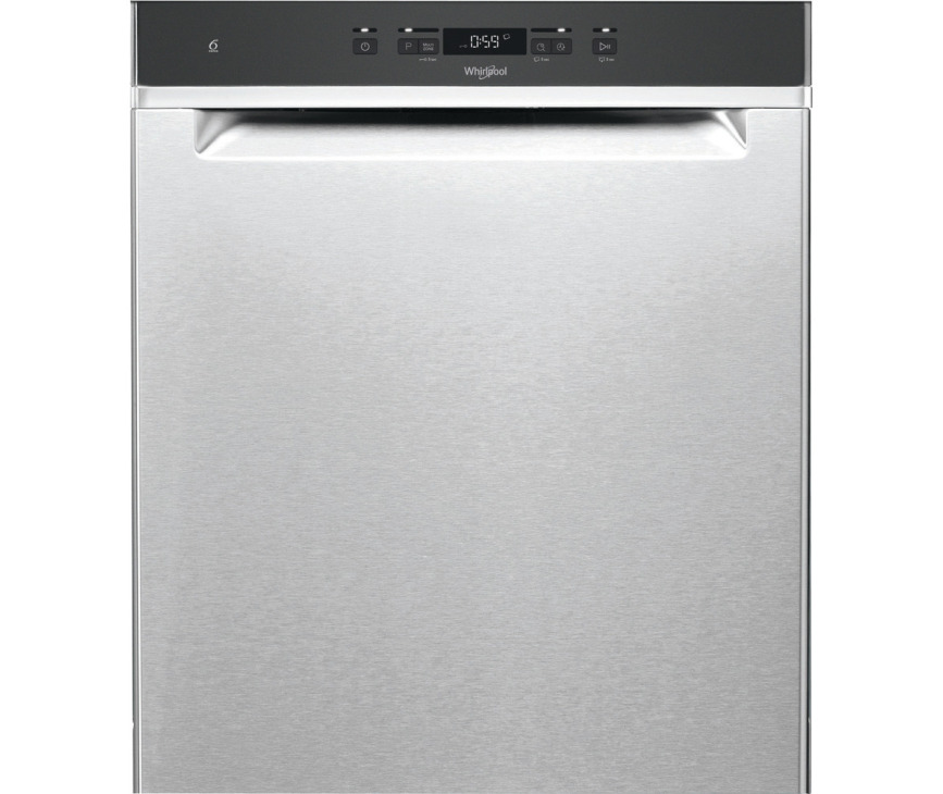 Whirlpool WUC 3C33 FX onderbouw vaatwasser - roestvrijstaal