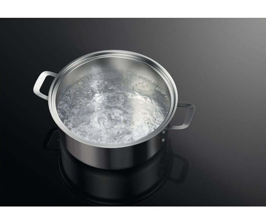 Zanussi ZIFN644X inbouw inductie kookplaat - 60 cm. breed - met Hob2Hood