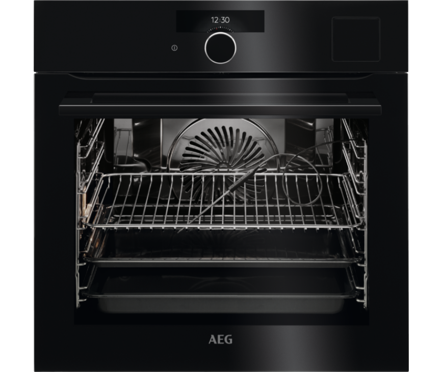 AEG combi-stoomoven zwart inbouw BSK892230B