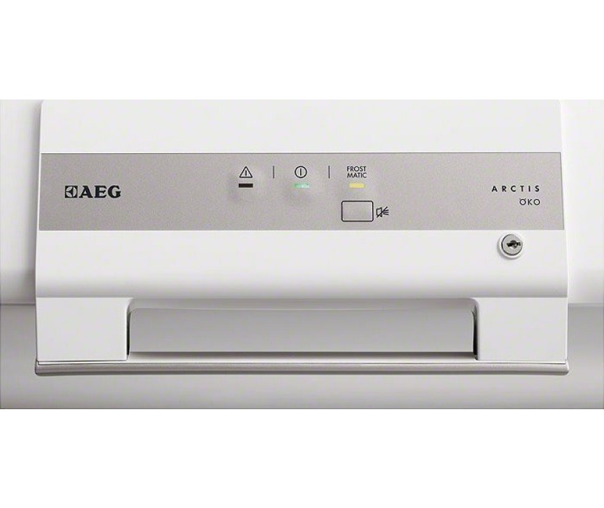 Het bedieningspaneel van de Aeg A62300HLW0 vrieskist wit