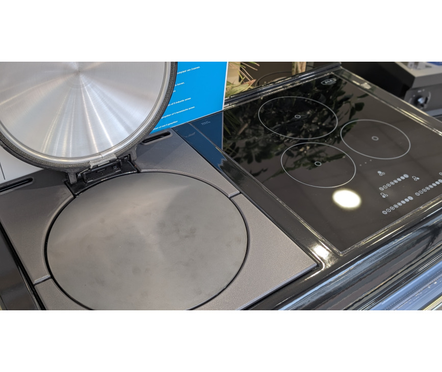 Aga ER3 110 4-deurs fornuis inductie - warme AGA - Dartmouth Blue