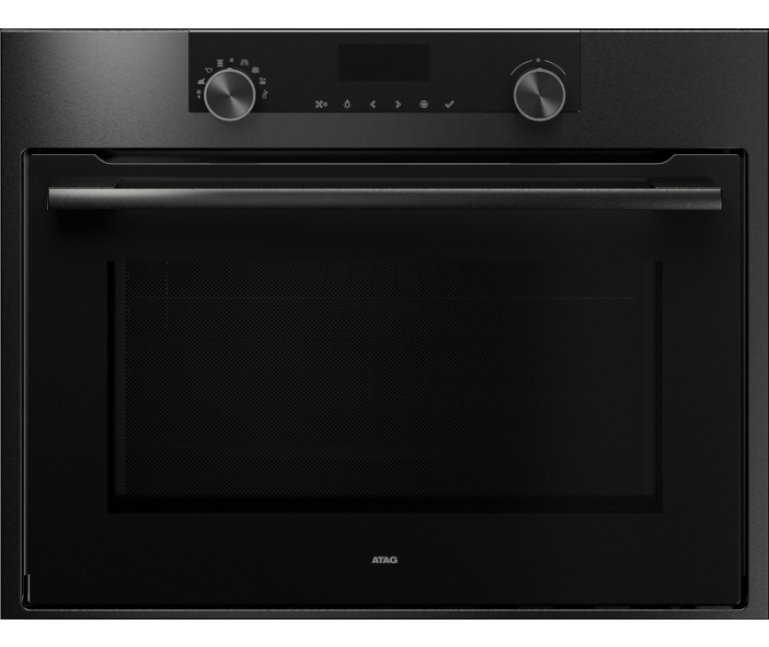ATAG oven met magnetron inbouw blacksteel CX46121C