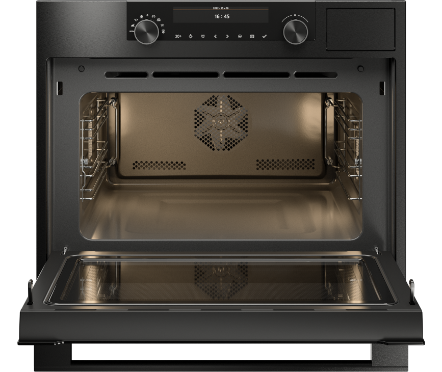Atag CSX46121D inbouw combi-stoomoven met magnetron - blacksteel