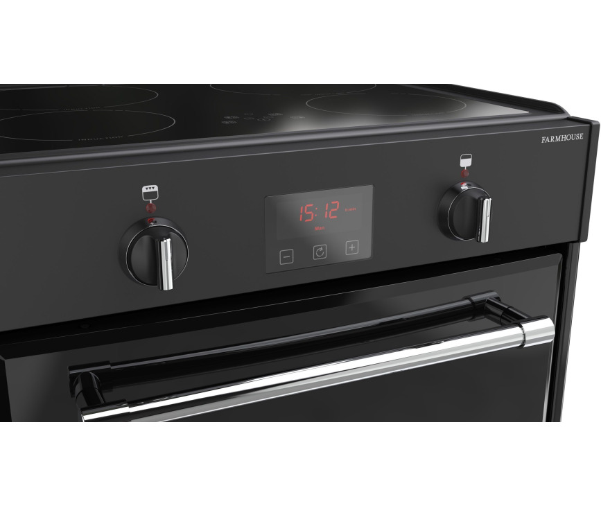 Belling Cookcentre 60 Ei BK inductie fornuis - zwart - 60 cm