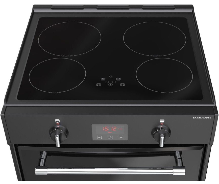 Belling Cookcentre 60 Ei BK inductie fornuis - zwart - 60 cm