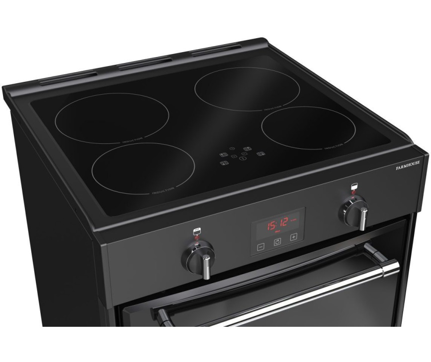 Belling Cookcentre 60 Ei BK inductie fornuis - zwart - 60 cm