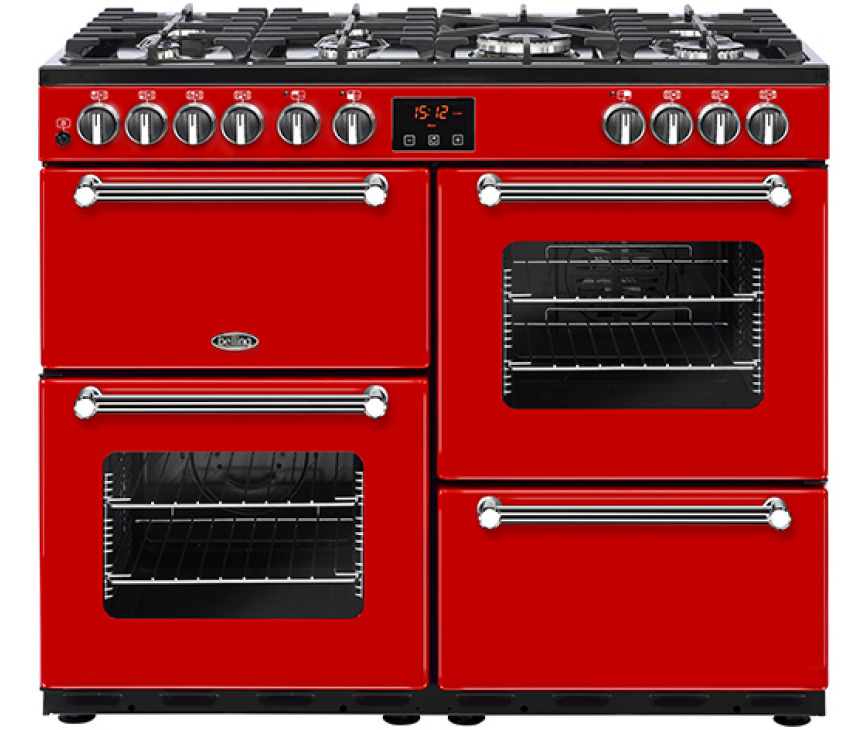 BELLING fornuis Kensington 100 DFT Rood