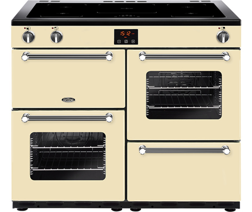 BELLING fornuis inductie Kensington 100 EI Creme