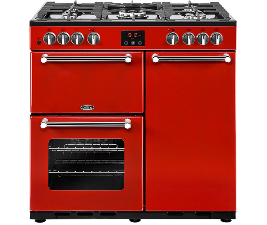 BELLING fornuis Kensington 90 DFT Rood