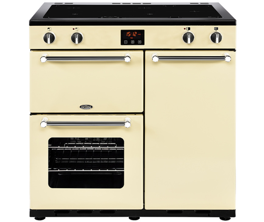 BELLING fornuis inductie Kensington 90 EI Creme