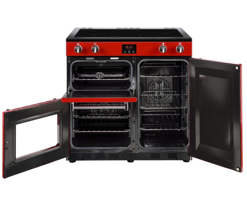 Belling Kensington 90 Ei Red inductie fornuis