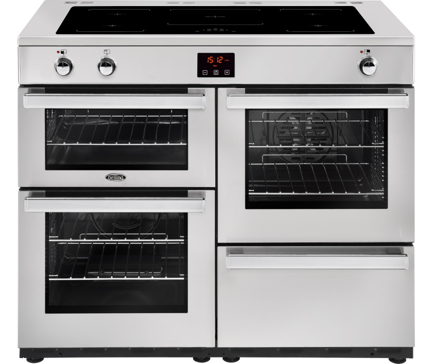 BELLING fornuis inductie Cookcentre 110 Ei prof.rvs