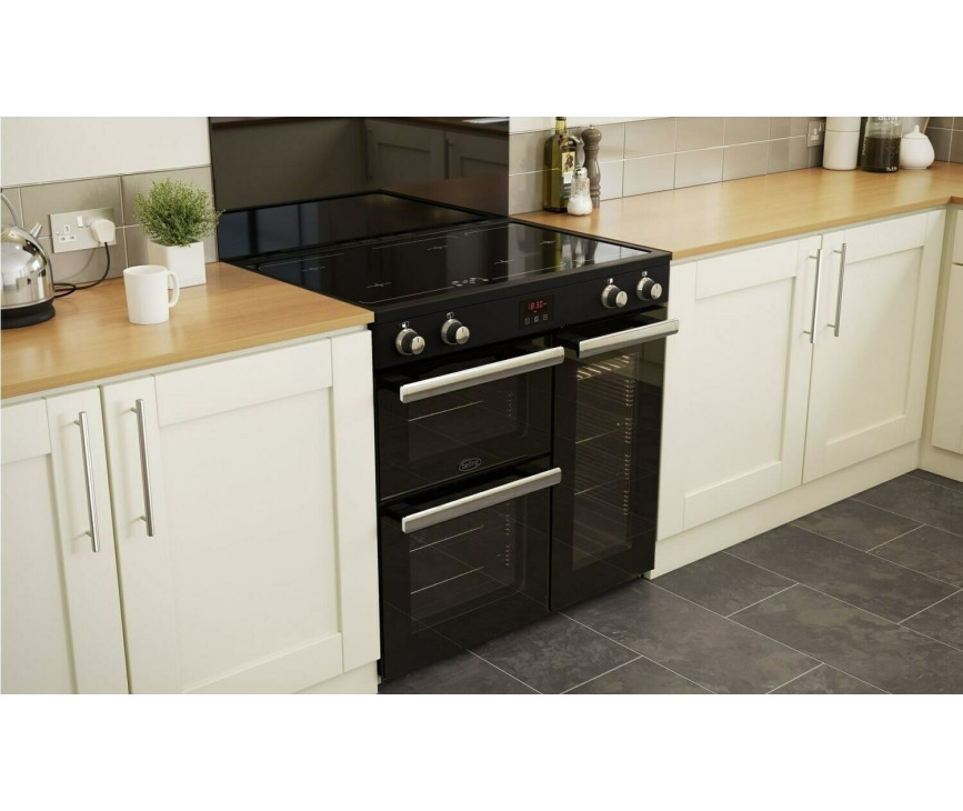 Belling Cookcentre 90 Ei zwart inductie fornuis