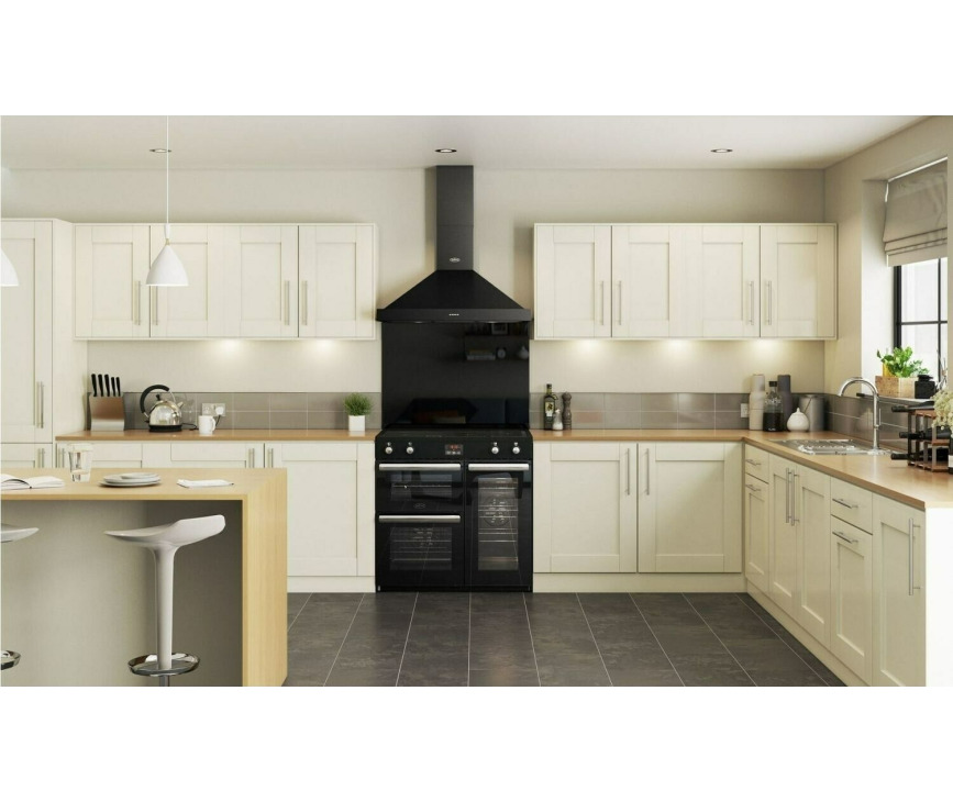 Belling Cookcentre 90 Ei zwart inductie fornuis