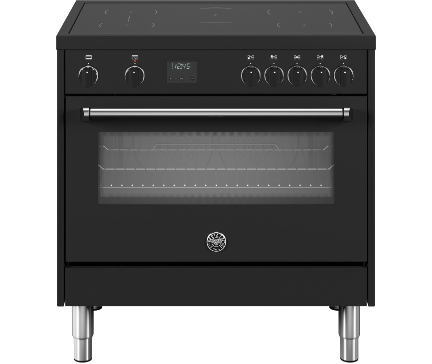 BERTAZZONI fornuis inductie zwart MPL95I1ENNC
