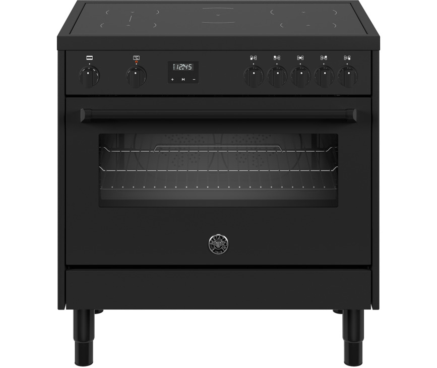 BERTAZZONI fornuis inductie zwart MPL95I1ETNT