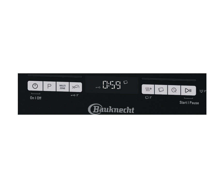 Bauknecht BFO 3C33 C vrijstaande vaatwasser wit