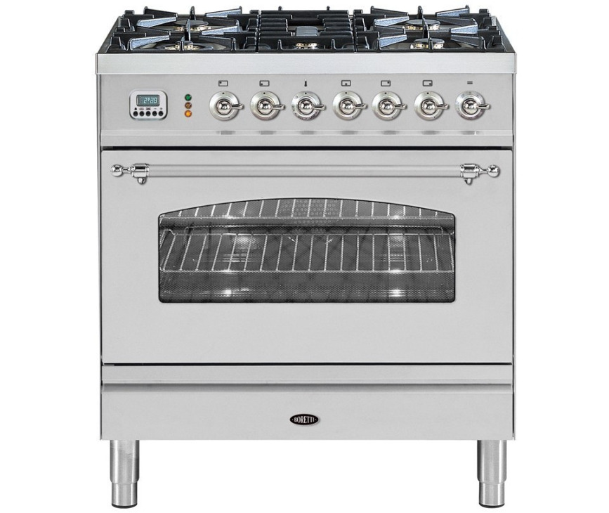 BORETTI fornuis rvs VPNR83IX