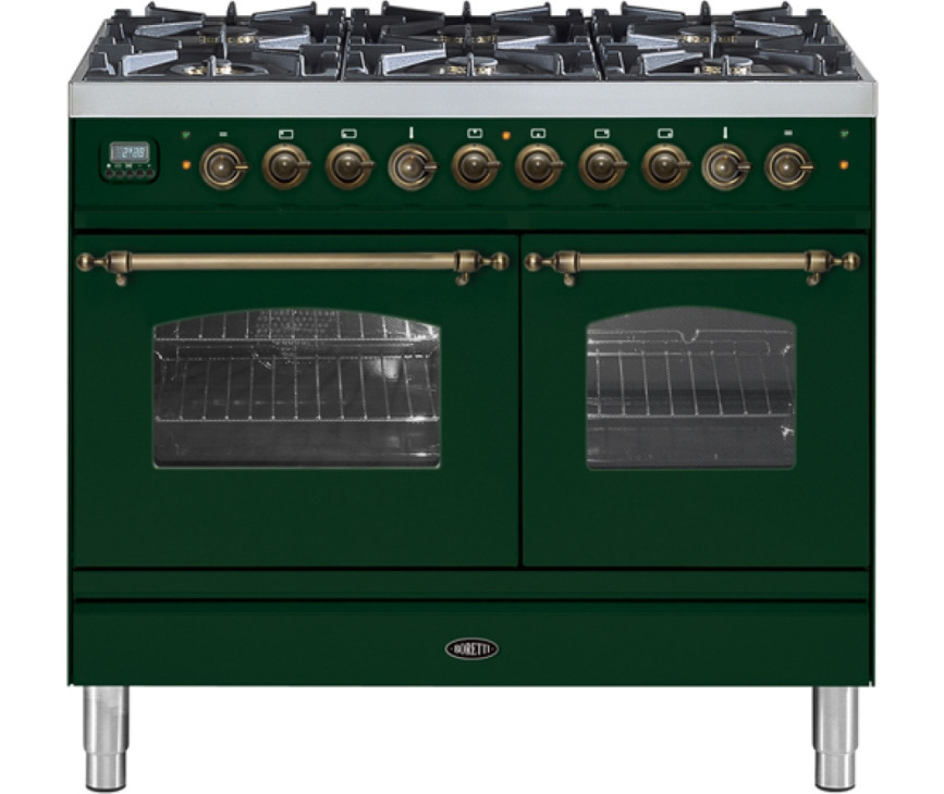 BORETTI fornuis groen / oud-brons VPNO104GR