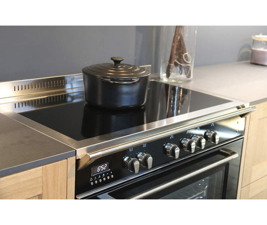 Boretti CFBI901ZW inductie fornuis - zwart