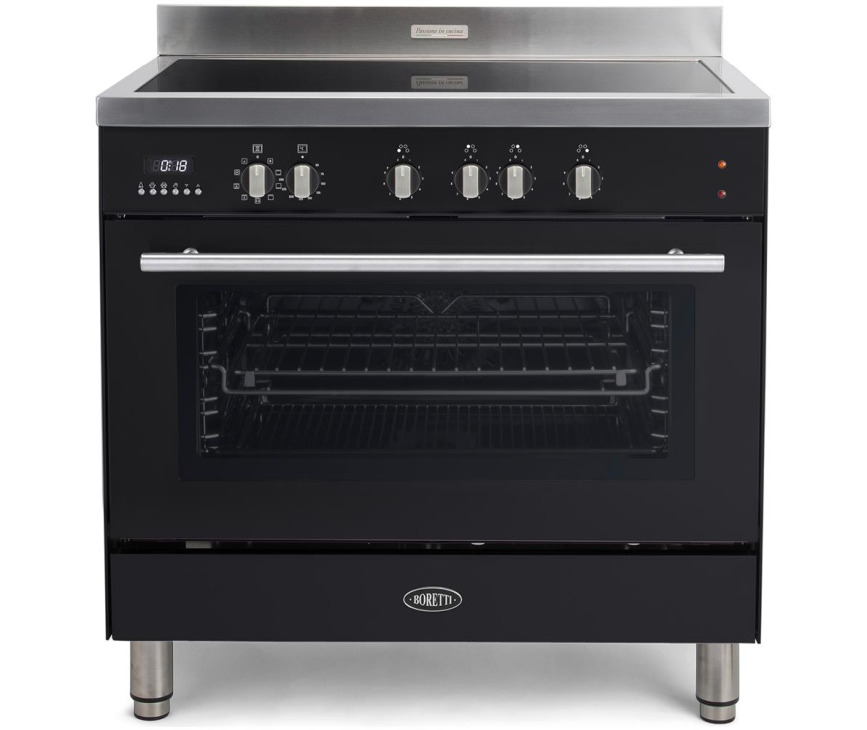 BORETTI fornuis inductie antraciet MFBI901AN