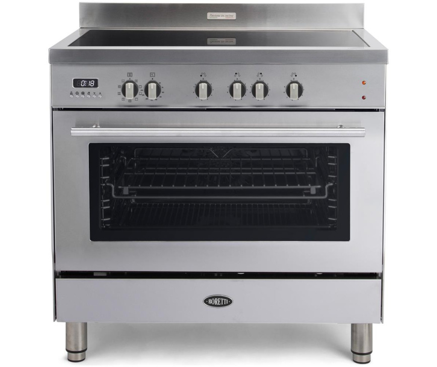BORETTI fornuis inductie rvs Milano MFBI901IX