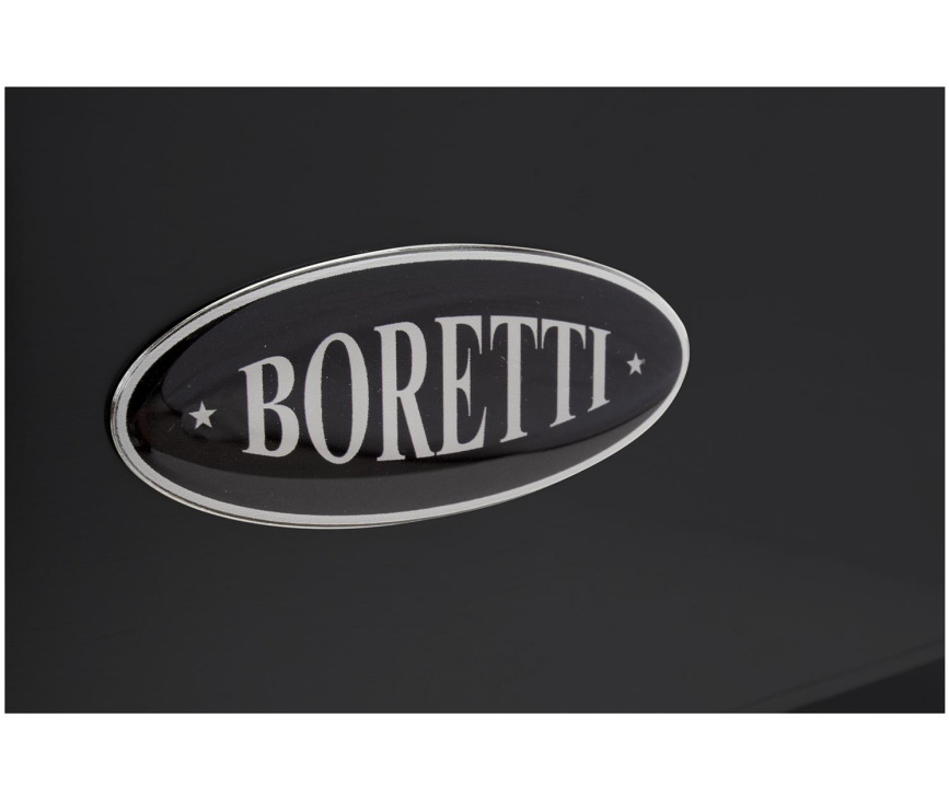 Op de klep onder de ovens van de Boretti MFBI902AN is het Boretti logo geplaatst
