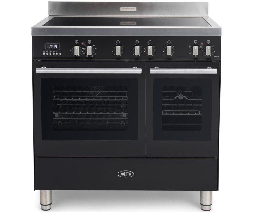 BORETTI fornuis inductie antraciet Milano MFBI902AN