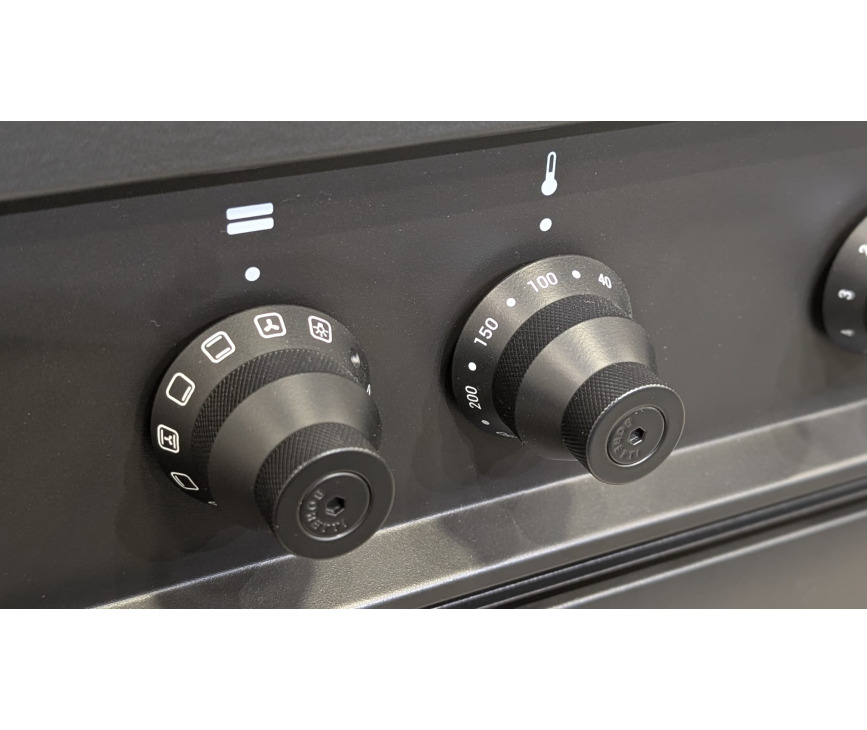 Boretti MLI95BMAT inductie fornuis met 5 inductie zones - antraciet
