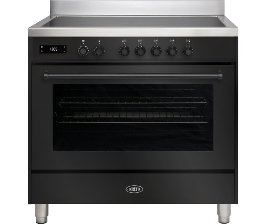 BORETTI fornuis inductie zwart MLI95XZW