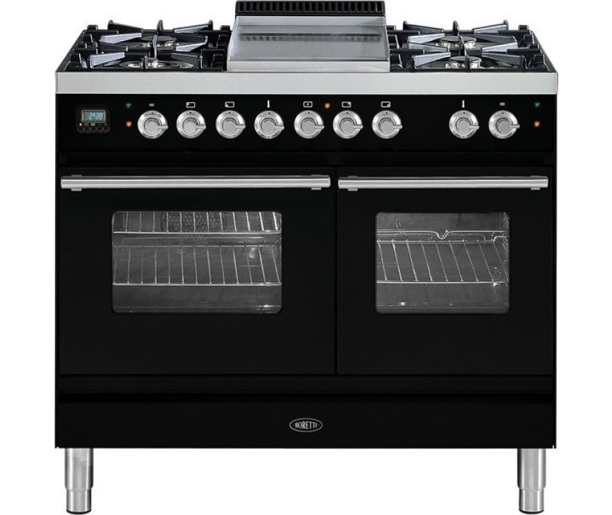 BORETTI fornuis zwart VFP104ZW