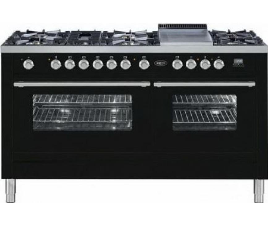 BORETTI fornuis zwart VFP150ZW