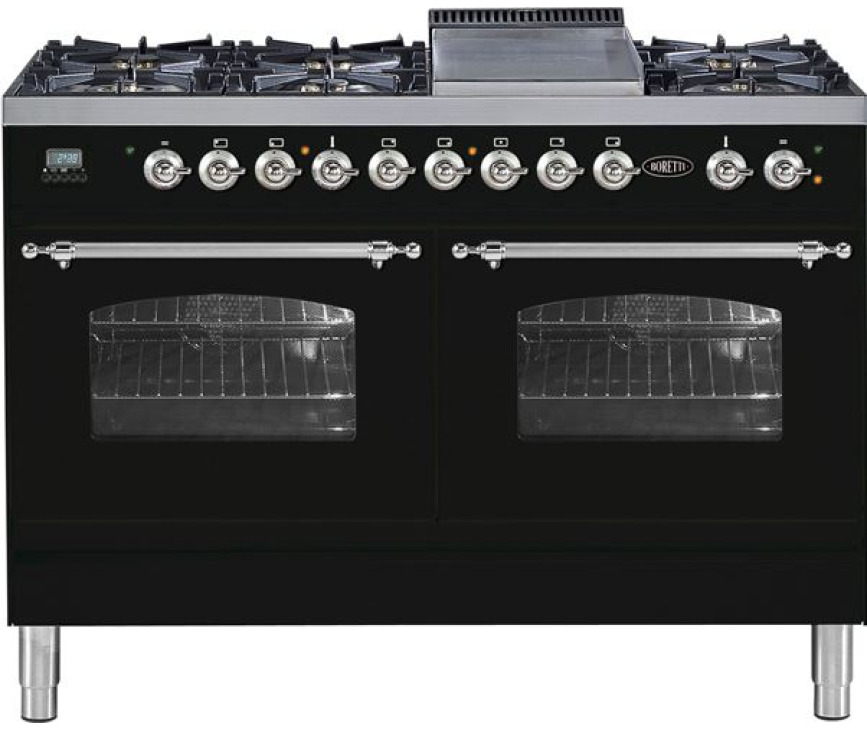BORETTI fornuis zwart VFPNR1202ZW