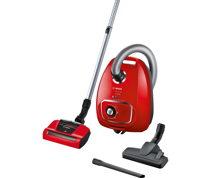 BOSCH stofzuiger rood ProAnimal BGBS4PET1