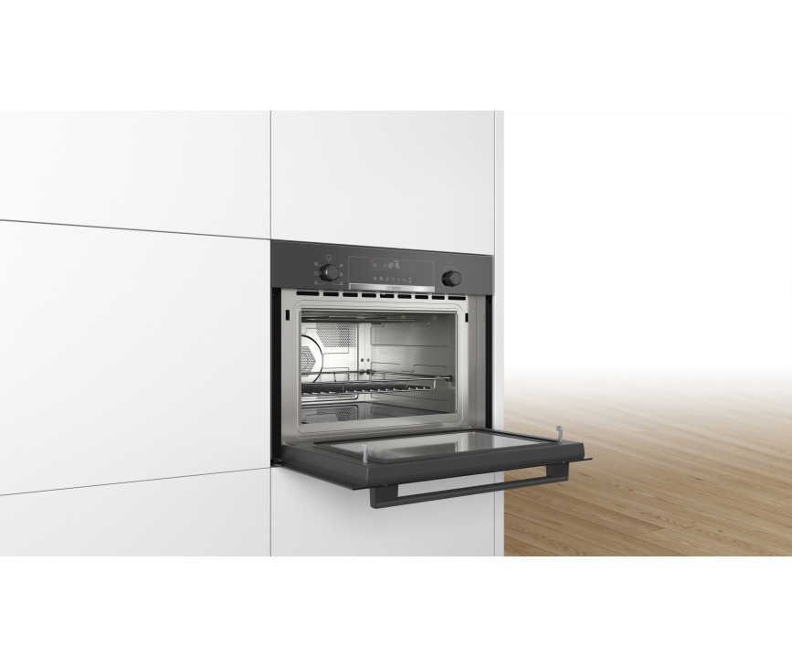 Bosch CMA585GB0 inbouw combi-magnetron - zwart