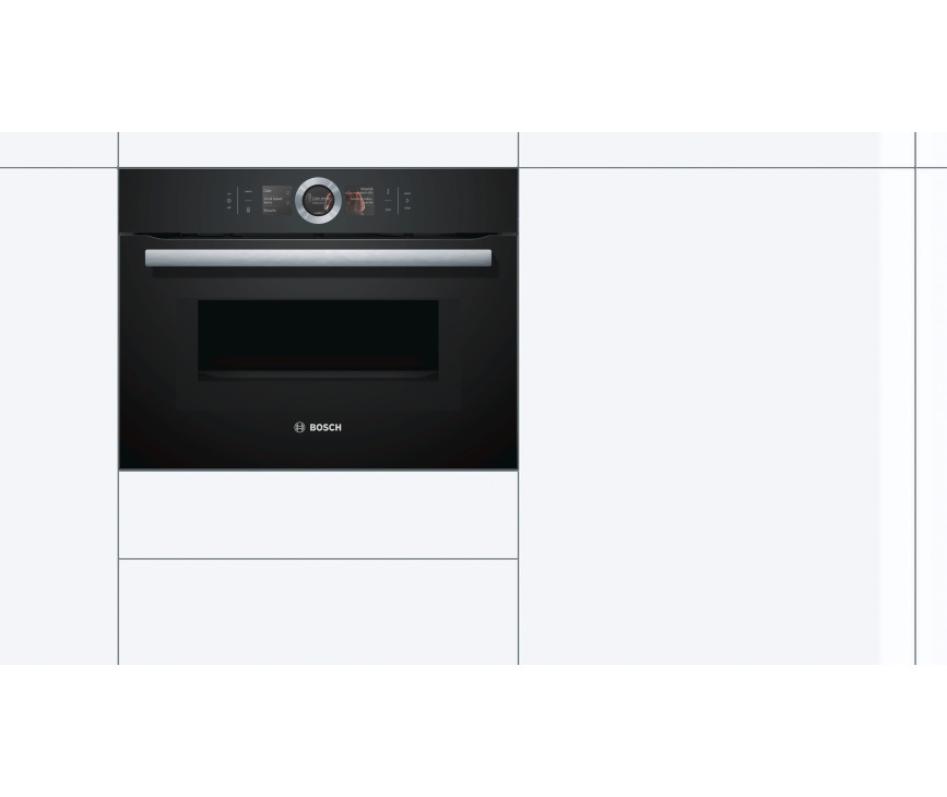Bosch CMG636BB1 inbouw oven met magnetron