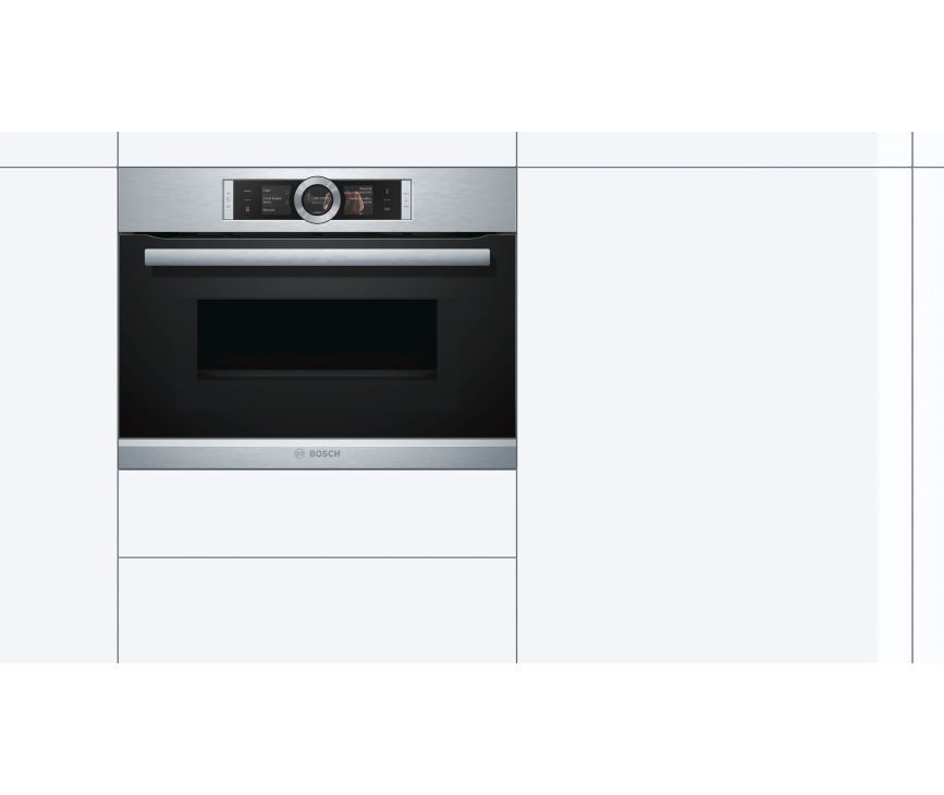 Bosch CMG676BS2 inbouw oven met magnetron