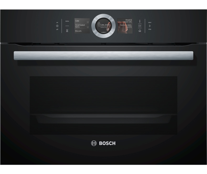 BOSCH combi-stoomoven inbouw zwart CSG656RB7