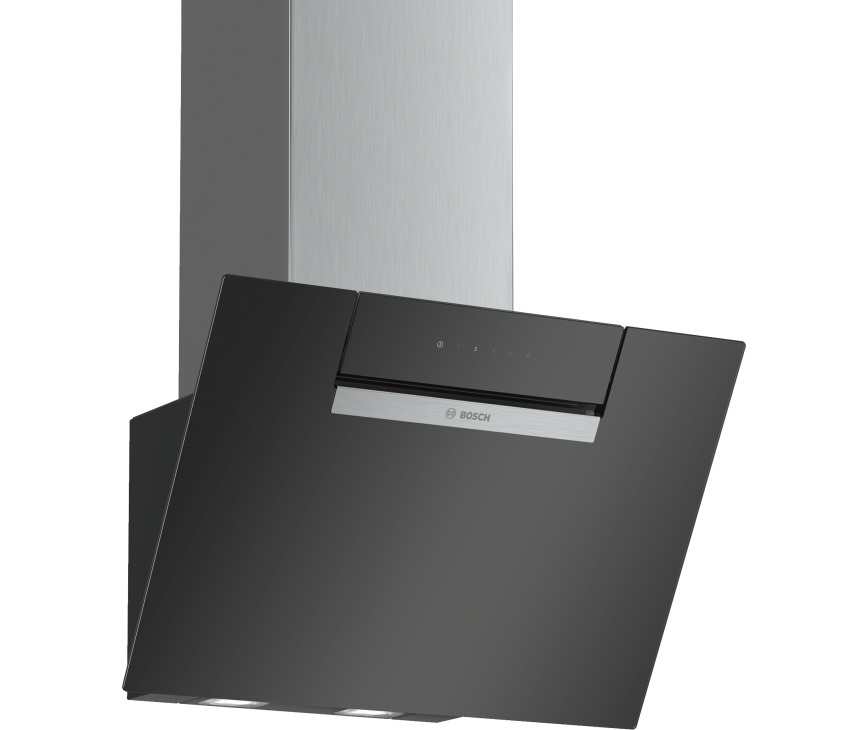 BOSCH afzuigkap wand zwart DWK67EM60