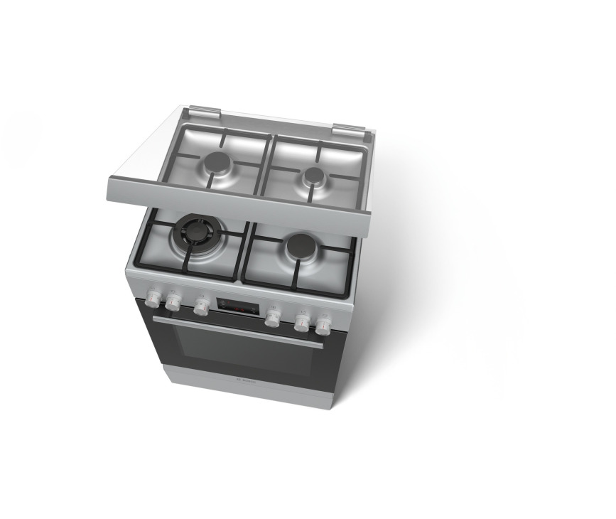 Bosch HGD74W555N rvs fornuis