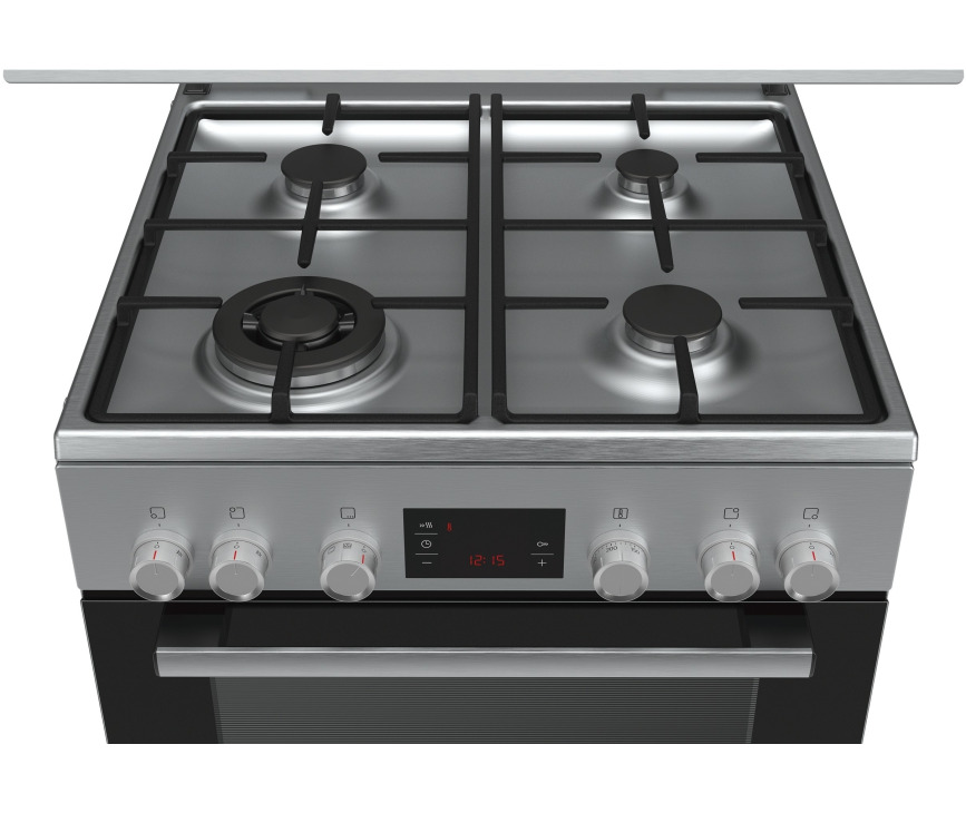 Bosch HGD74W555N rvs fornuis