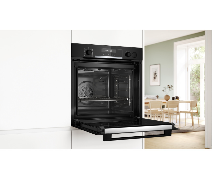 Bosch HRG578CB7 inbouw oven met stoom functie en kernthermometer