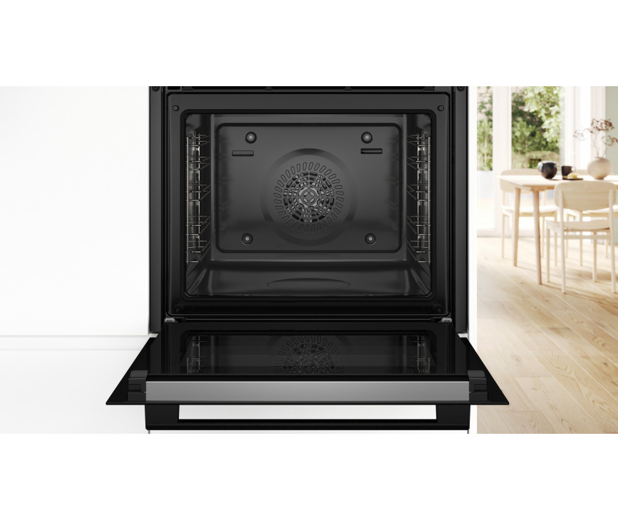 Bosch HRG578CB7 inbouw oven met stoom functie en kernthermometer