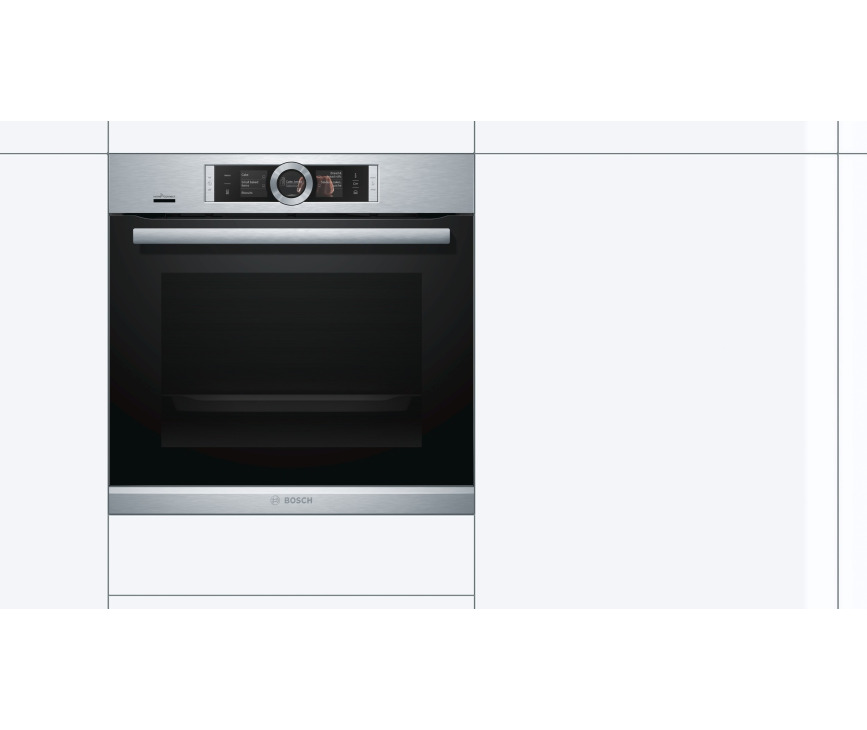Bosch HSG636XS6 rvs inbouw combi-stoomoven