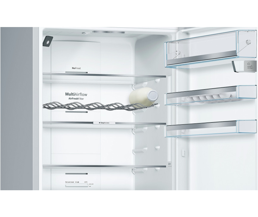 Bosch KGN56HI3P roestvrijstaal koelkast