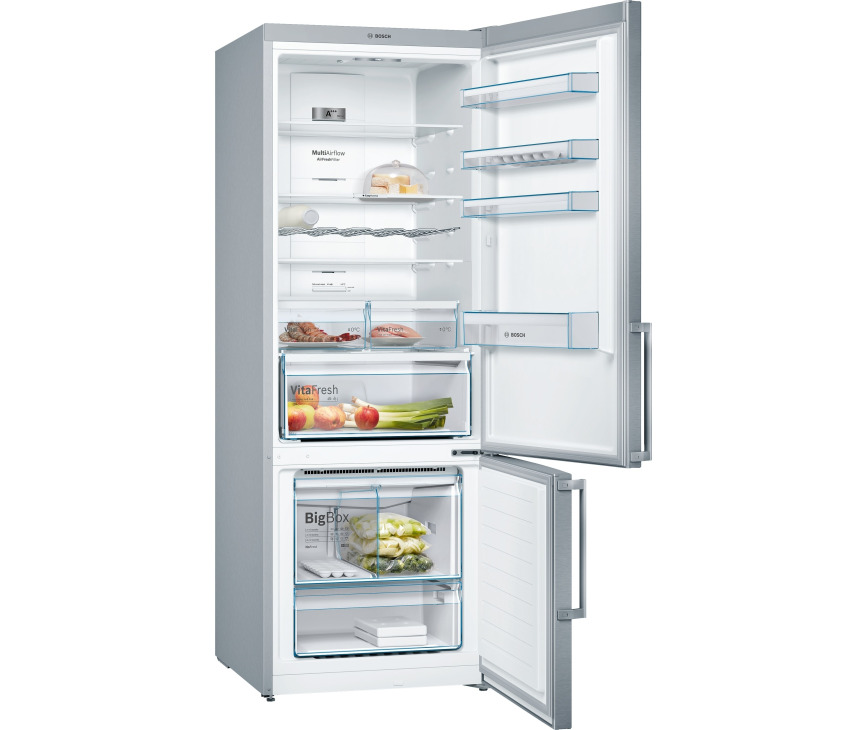 BOSCH koelkast rvs KGN56XI40