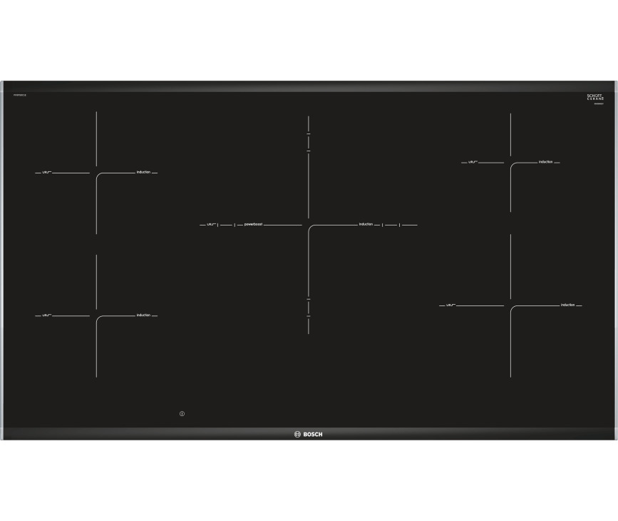 Bosch PIV975DC1E inbouw inductie kookplaat - 90 cm. breed - outlet