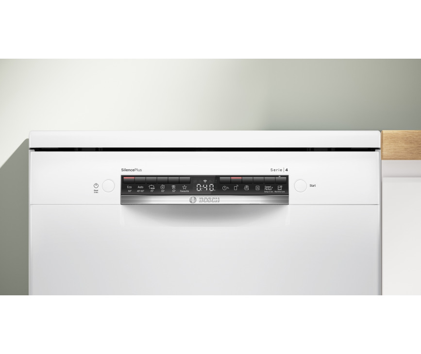 Bosch SMS4ETW00E vrijstaande vaatwasser - wit - Home Connect
