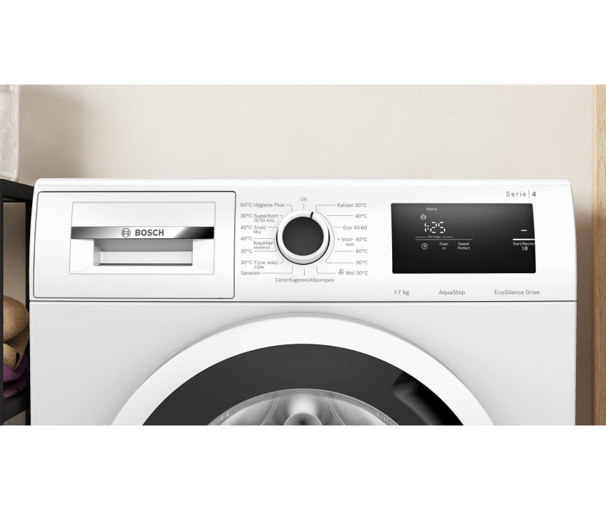 Bosch WAN28076NL wasmachine met SpeedPerfect en energieklasse B