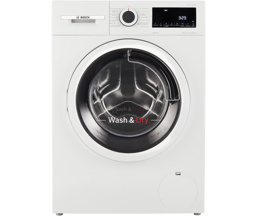 Bosch WNA13400NL was/droogcombinatie met 1400 toeren en 8/5 kg.
